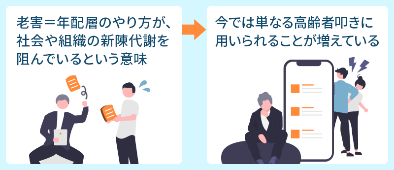 老害という言葉の意味と変化