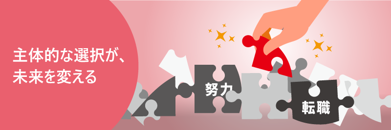 主体的な選択が、未来を変える|努力|転職